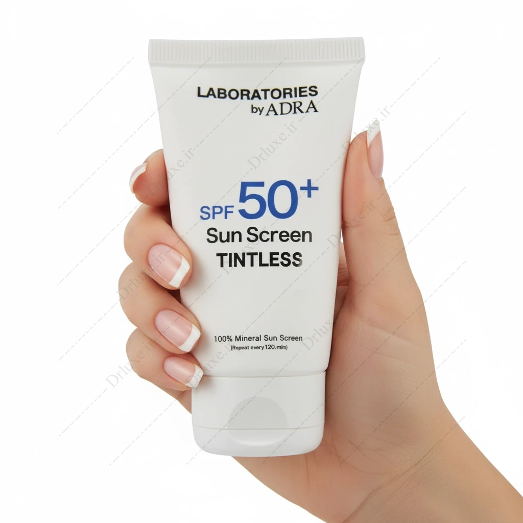 کرم ضد آفتاب SPF50 فیوژن واتر بی رنگ آدرا